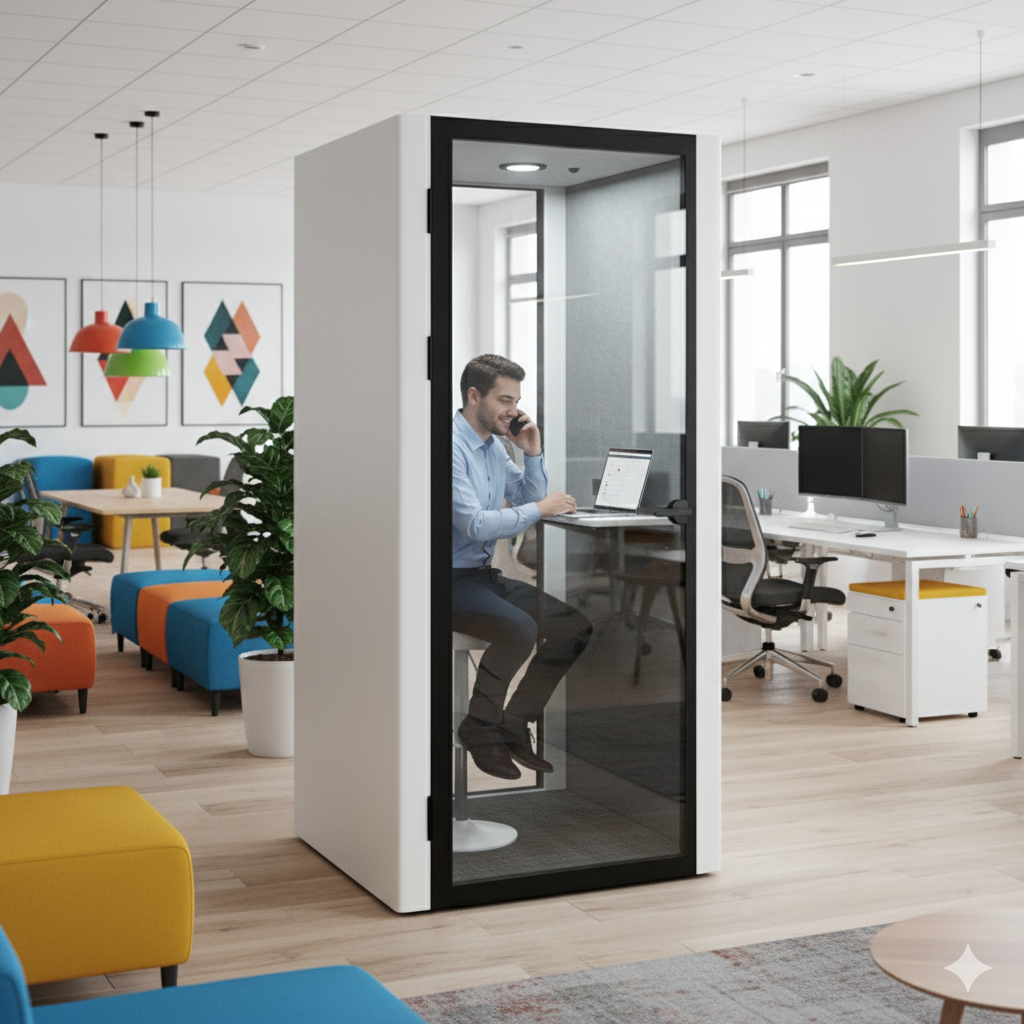 Isola Privacy Booth - Single Pod