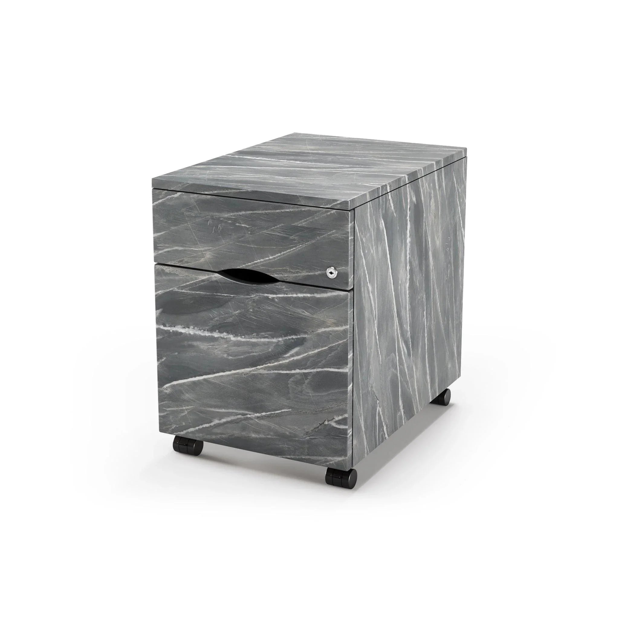 Mobile File Cabinet - 3D Laminate - iMovR