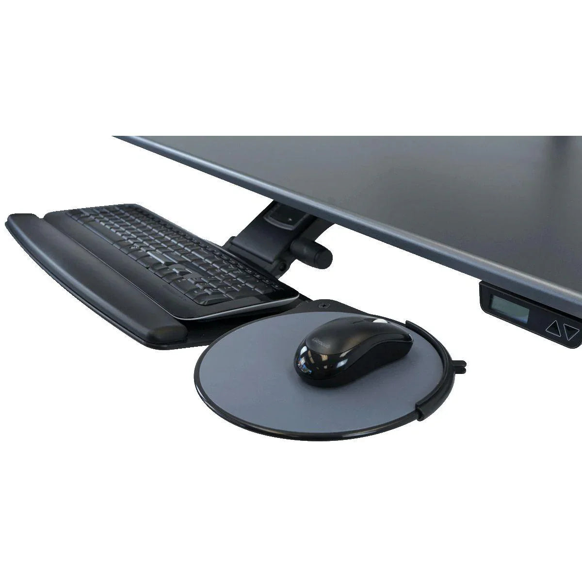 stowaway adjustable ergonomic keyboard tray