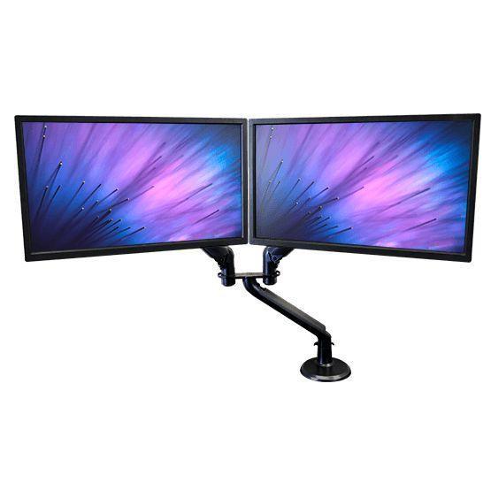Tempo Dual-Screen Two Arm Monitor Arm black