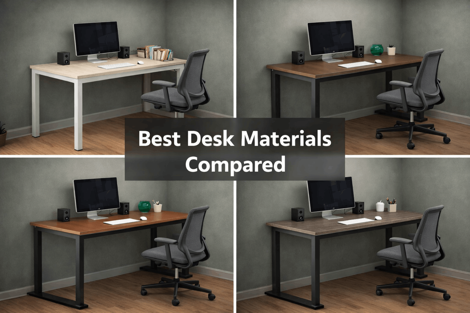 Best Desk Material Compared: Wood vs Laminate vs Bamboo