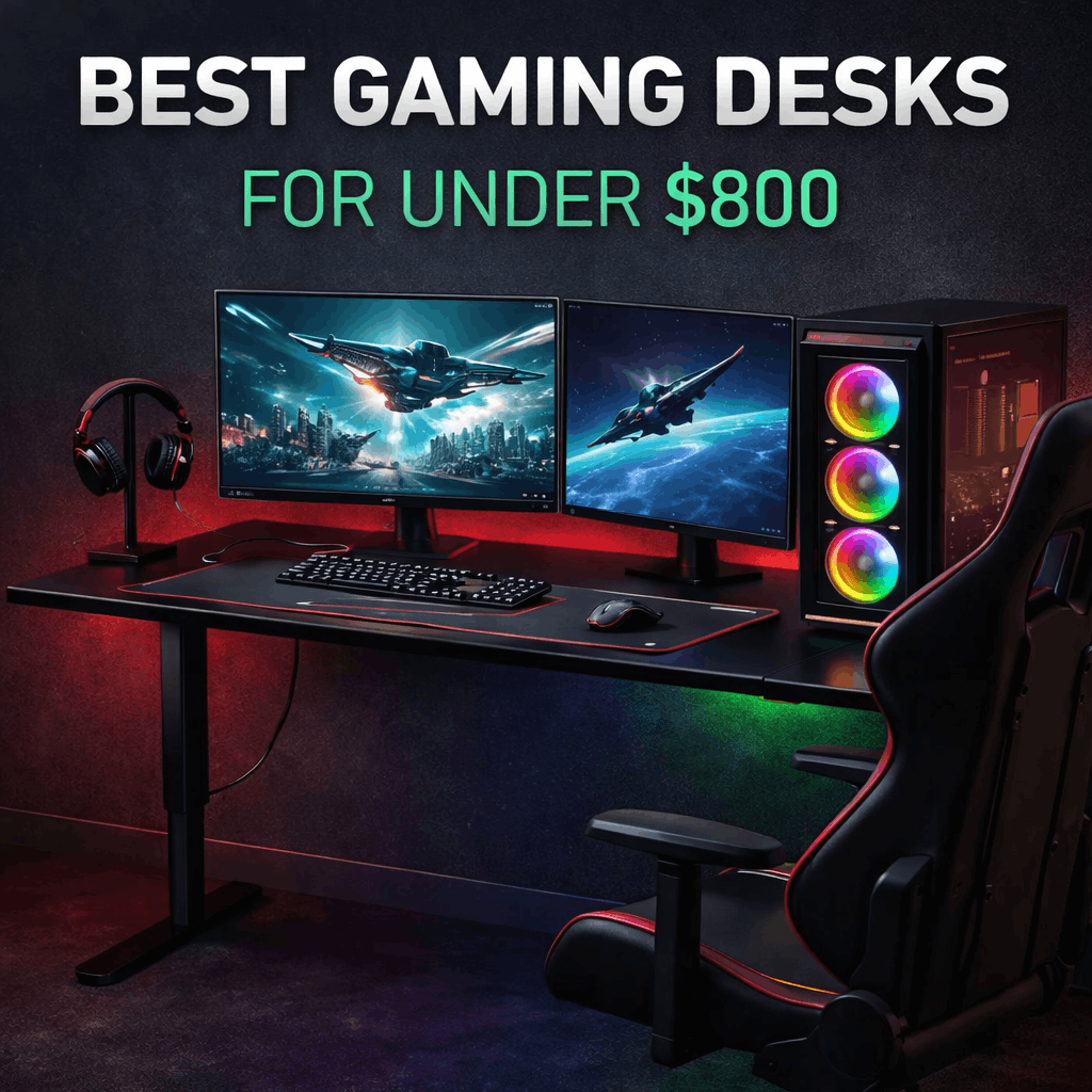 best gaming desk	for under 800 by imovr