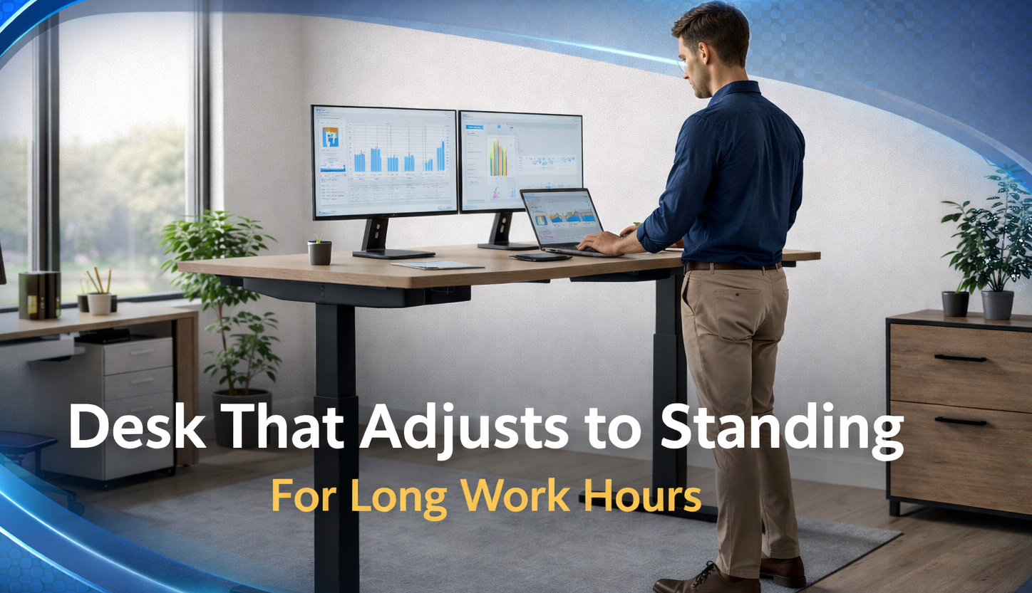 Best Desks That Adjust to Standing for Long Work Hours