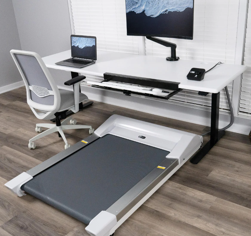 Treadmill desk workspace