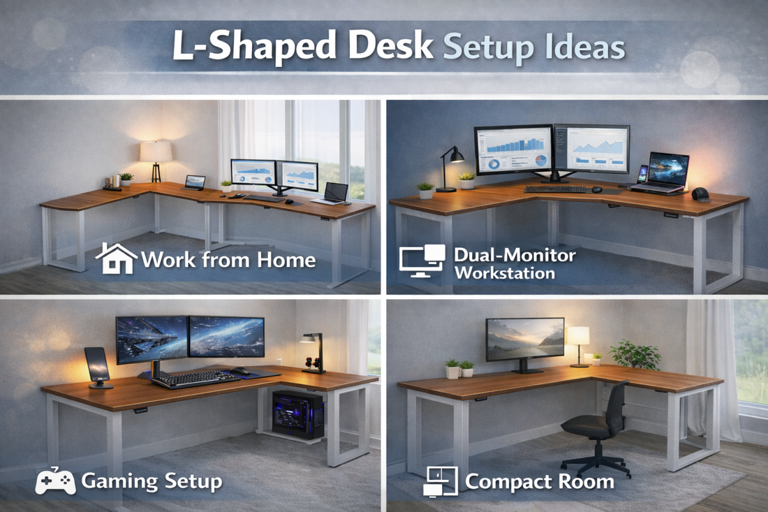 10 L Shaped Desk Setup Ideas for Smarter, Healthier Workspaces