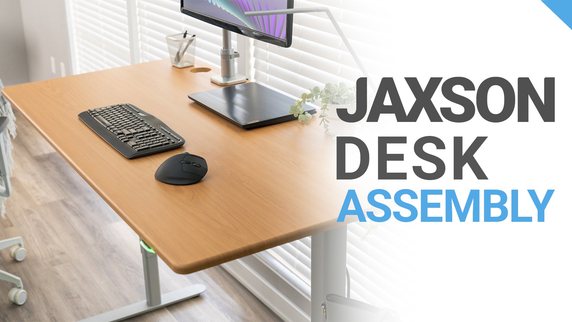 Jaxson Desk Assembly Video Title Card