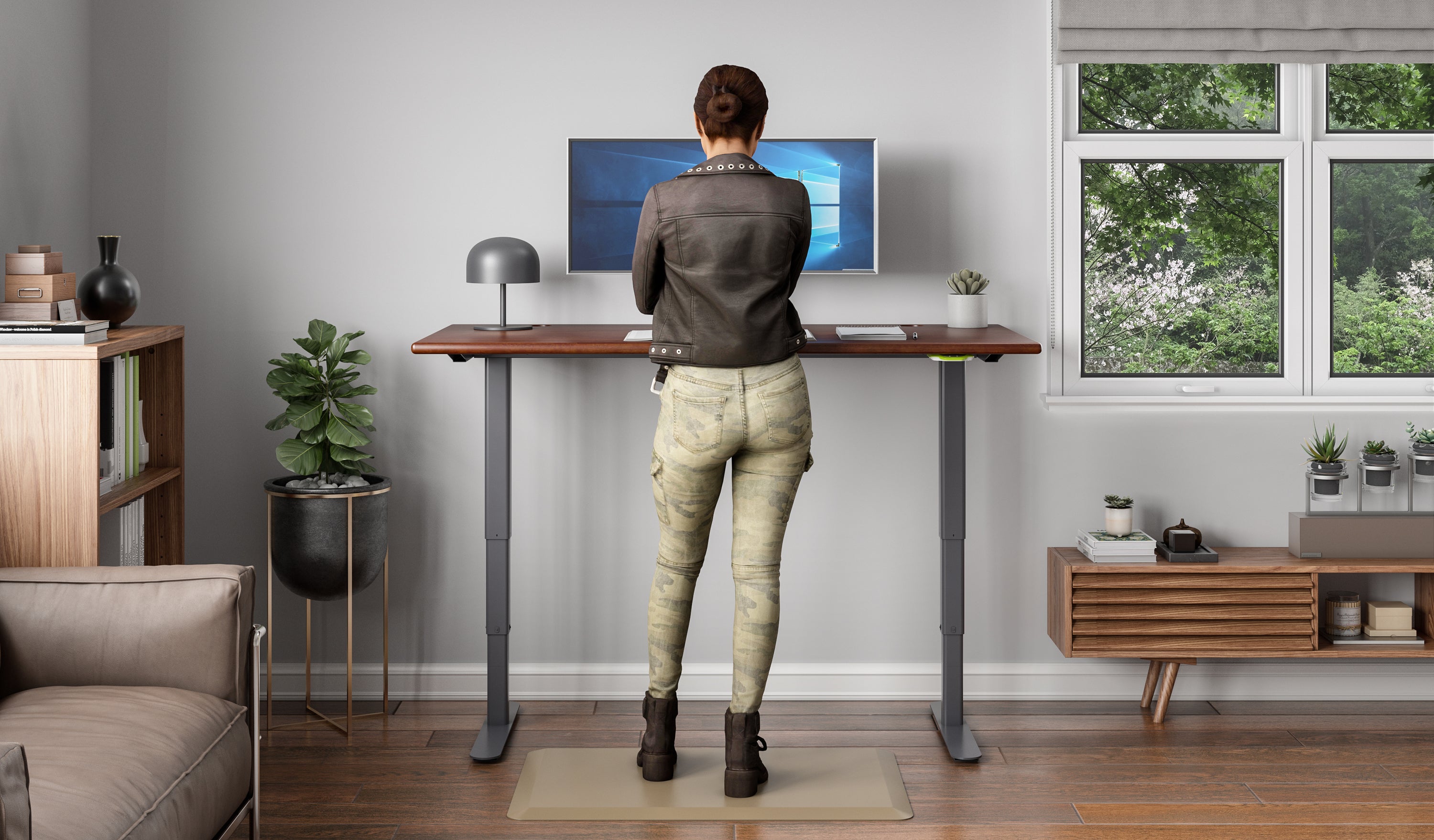 Jaxson Standing Desk in the Home Office