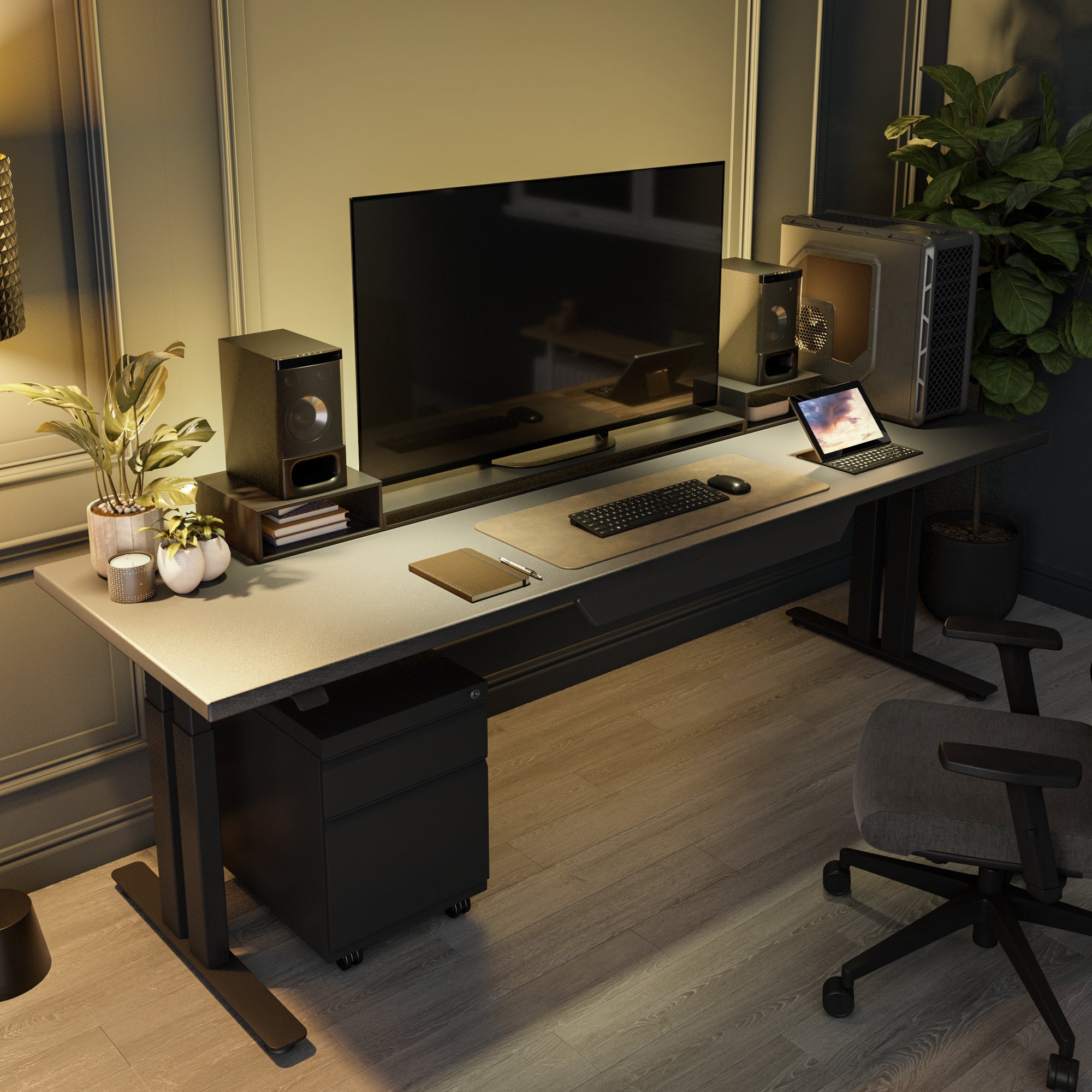 テーブル・机 Igors new desk OFFINEO公式 | 大型役員デスク シンプルデザイン L字型 選べる2色