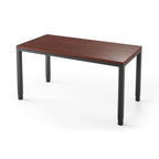 Q Desk - 4 Leg Standing Desk - New!-27" x 48"-Shaker Cherry-Black-iMovR