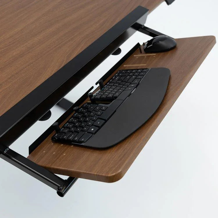 SteadyType Exo Ergonomic Keyboard Tray in Bella Walnut