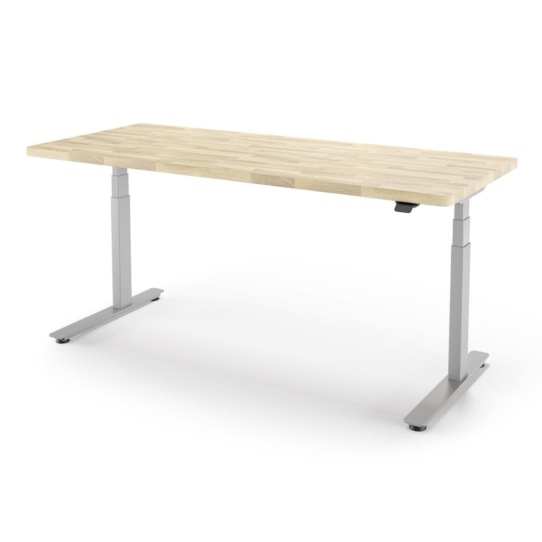 P1 ELITE Standing Desk with Solid Wood Butcher Block Desktop