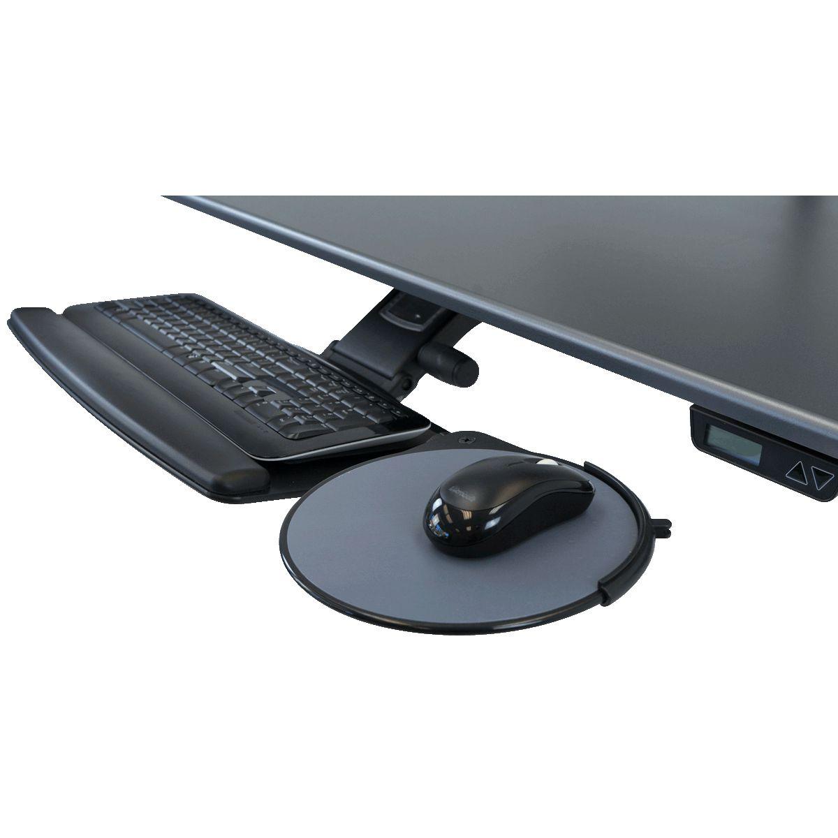 stowaway adjustable ergonomic keyboard tray