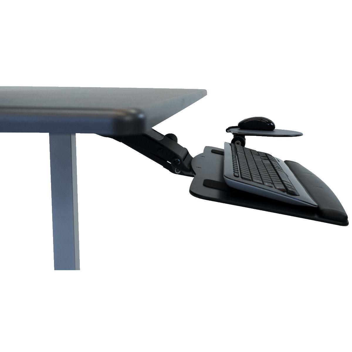 stowaway adjustable ergonomic keyboard tray