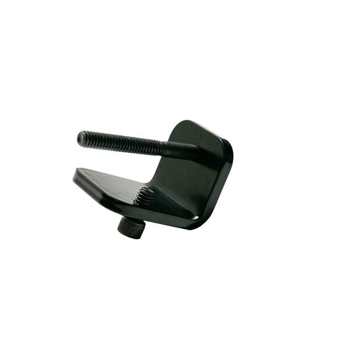 Black metal EMMA Heavy Duty Support Collar with a threaded screw and set screw.