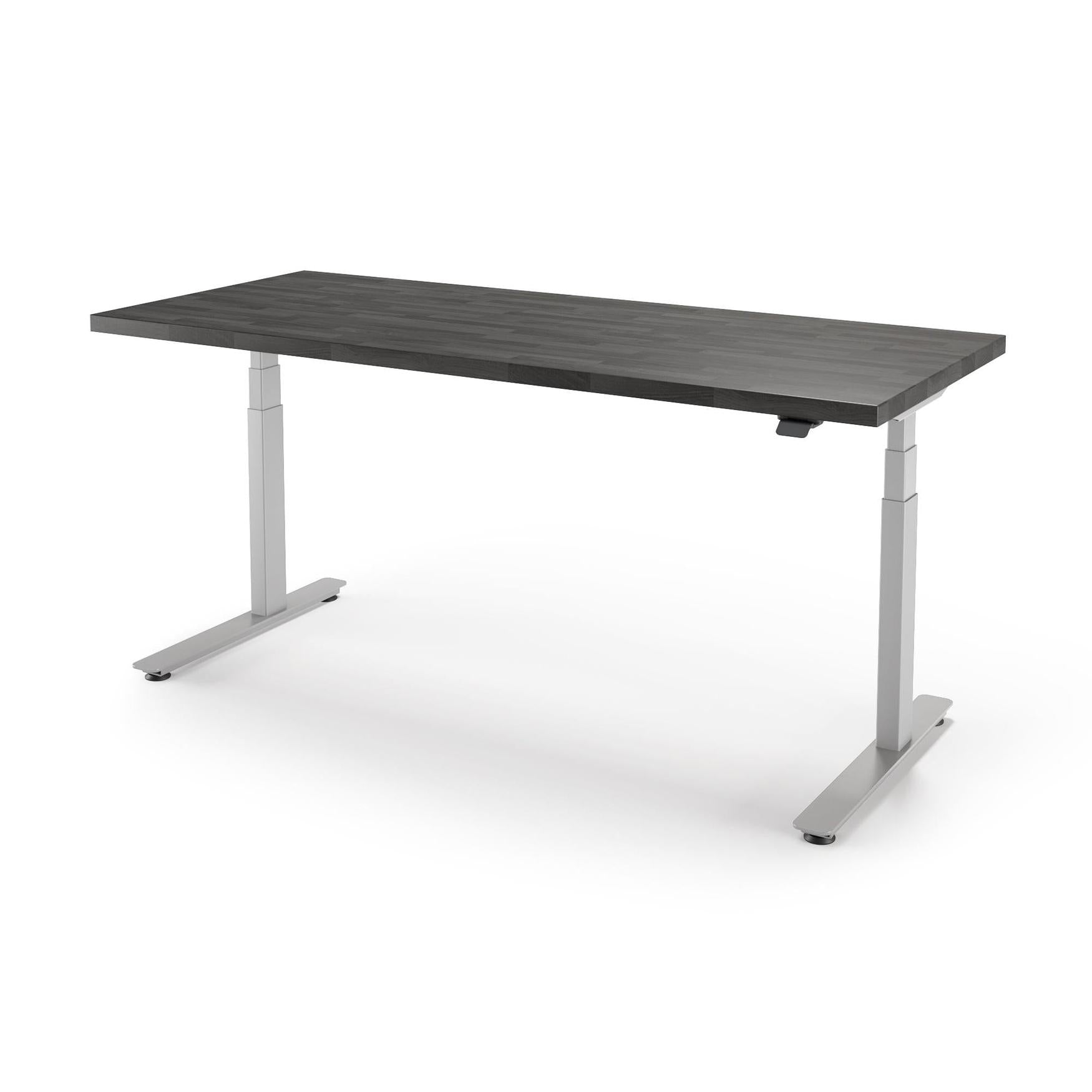 P1 ELITE Standing Desk with Solid Wood Butcher Block Surface 30x77