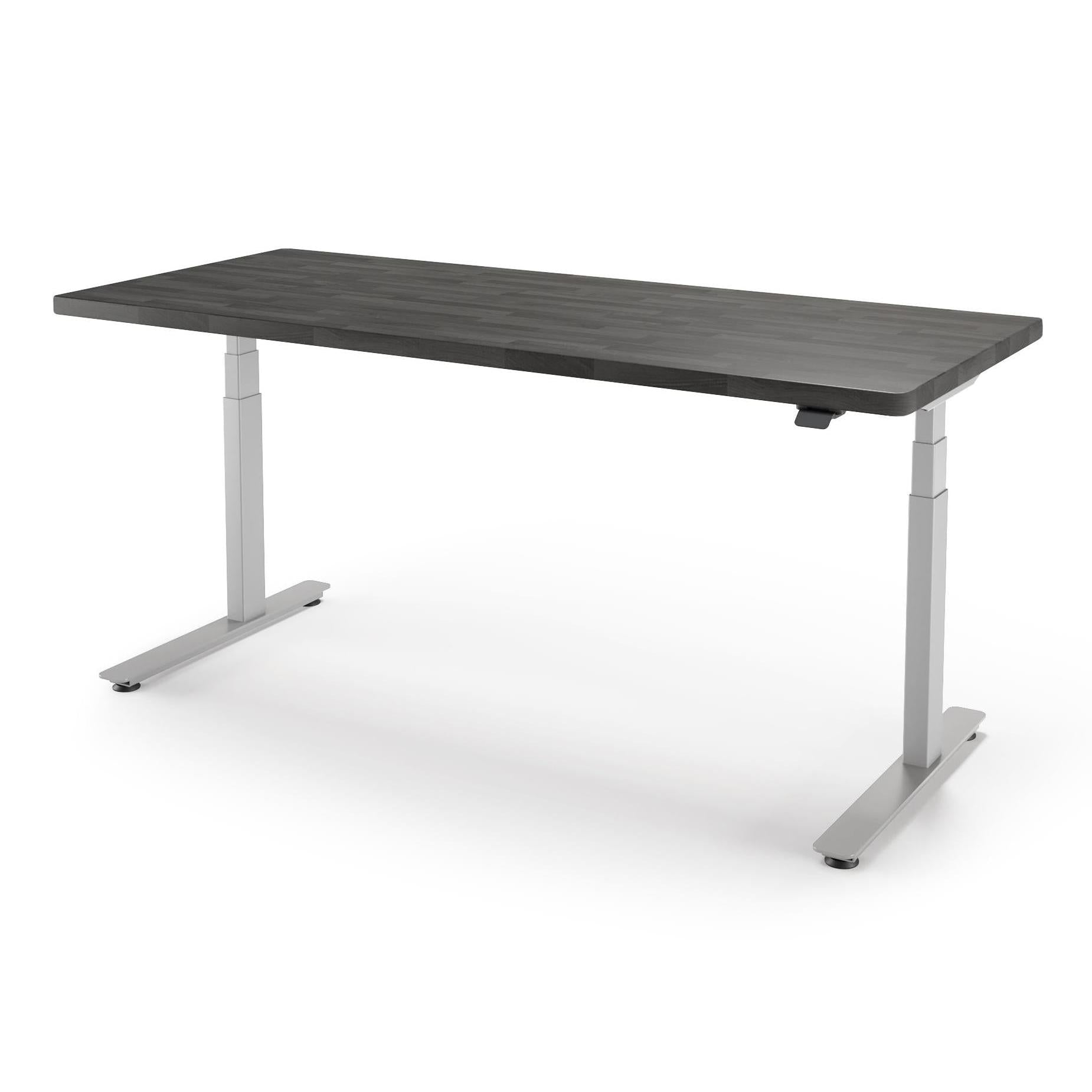 P1 ELITE Standing Desk with Solid Wood Butcher Block Surface 30x77