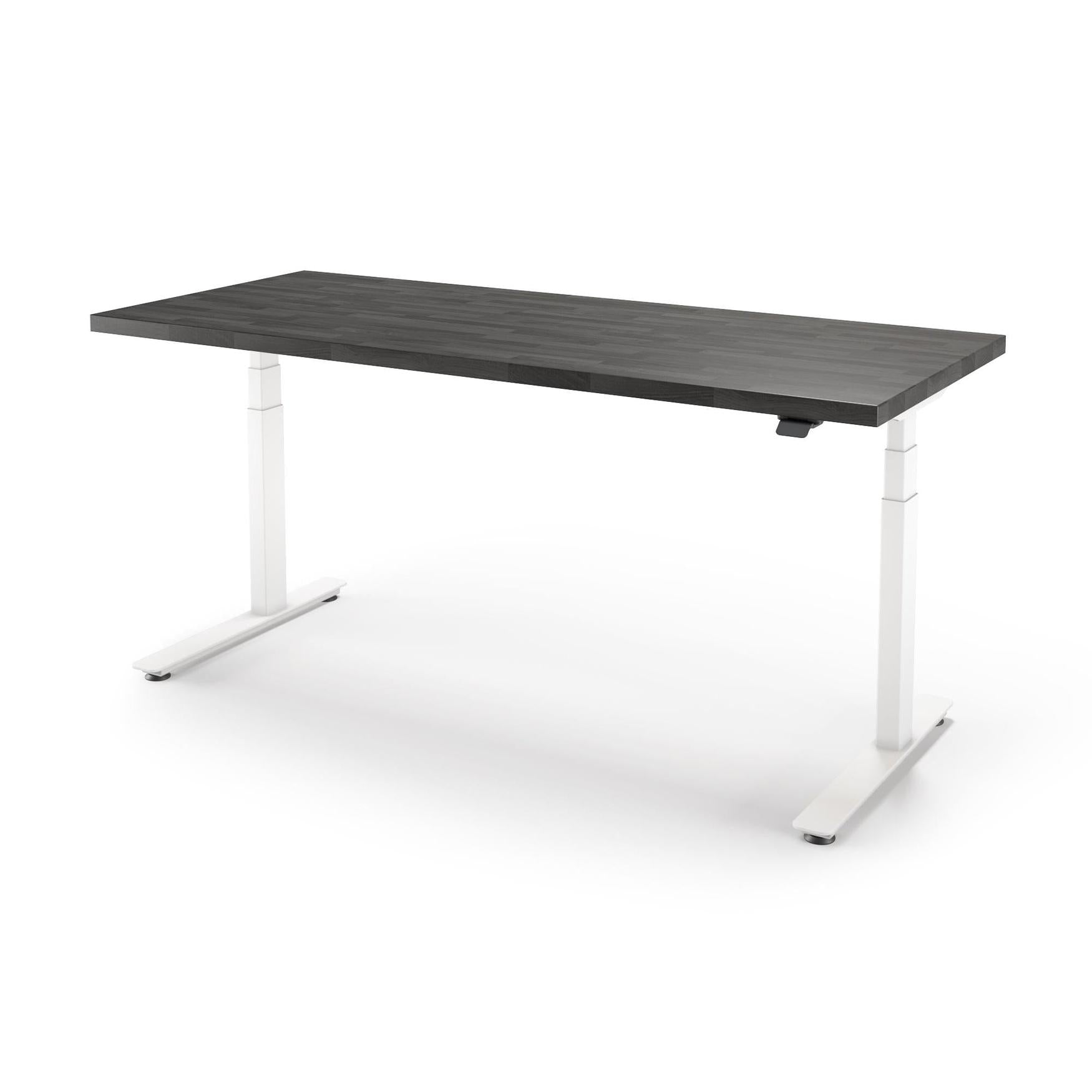 P1 ELITE Standing Desk with Solid Wood Butcher Block Surface 30x77