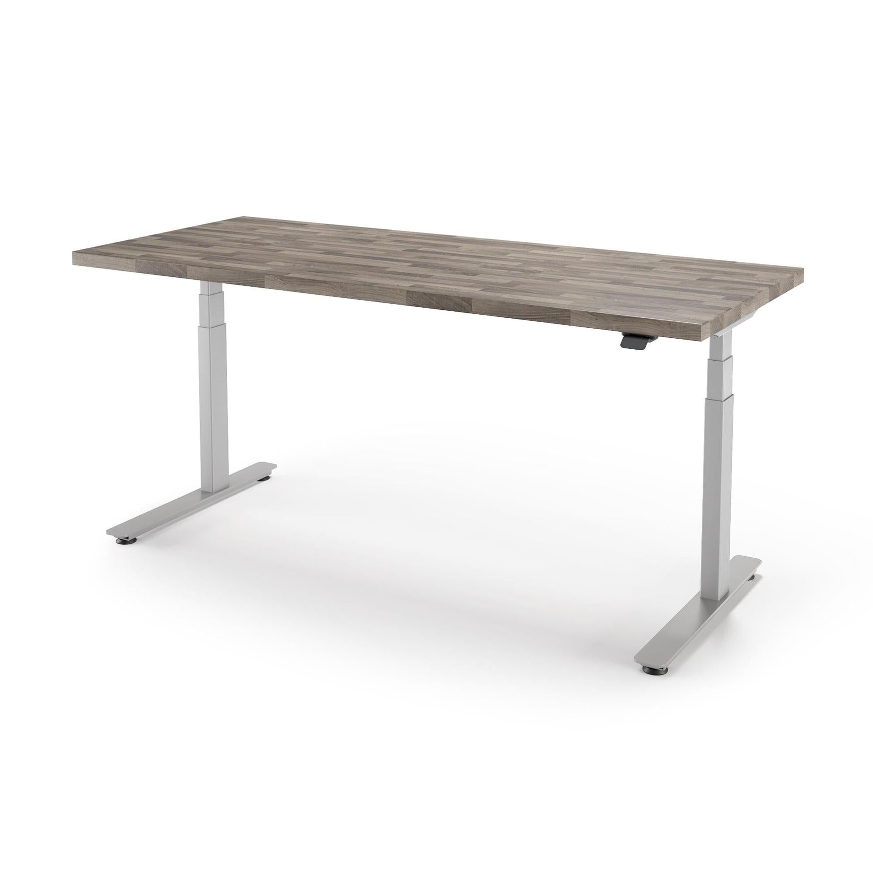 P1 ELITE Standing Desk with Solid Wood Butcher Block Surface 30x77