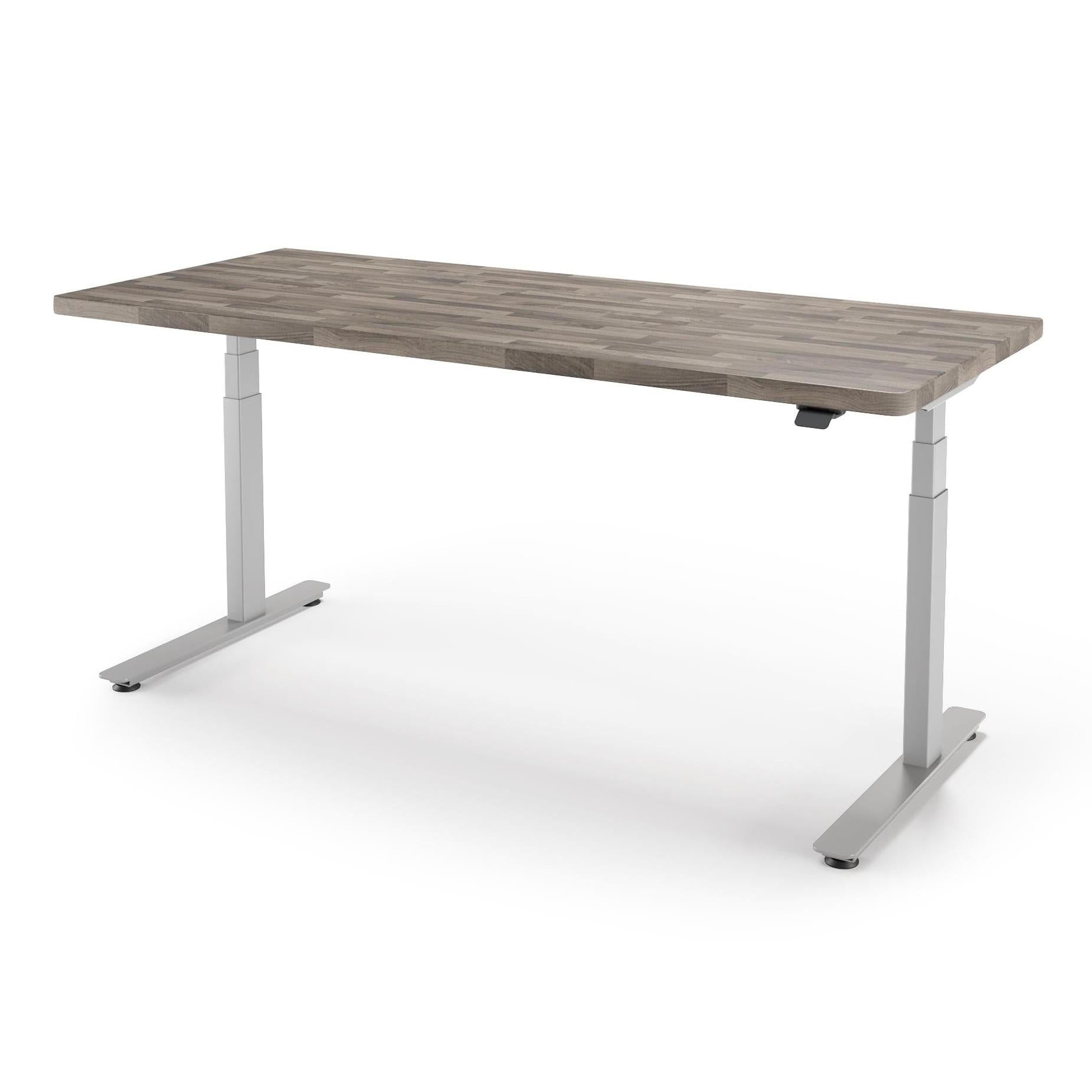 P1 ELITE Standing Desk with Solid Wood Butcher Block Surface 30x77