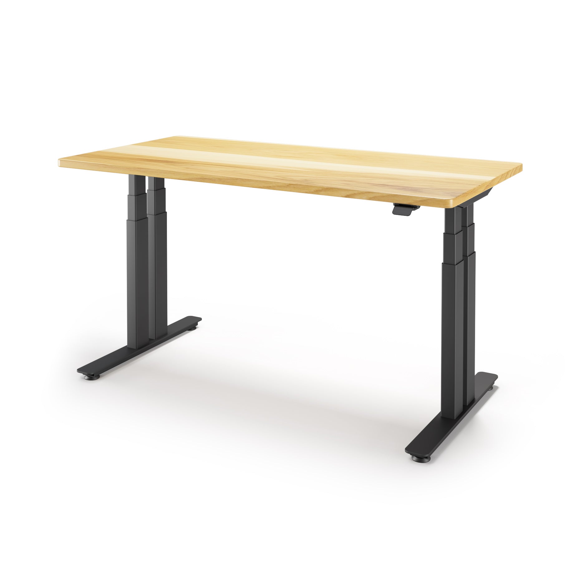 P1 ELITE PLUS Standing Desk with Solid Wood Desktop