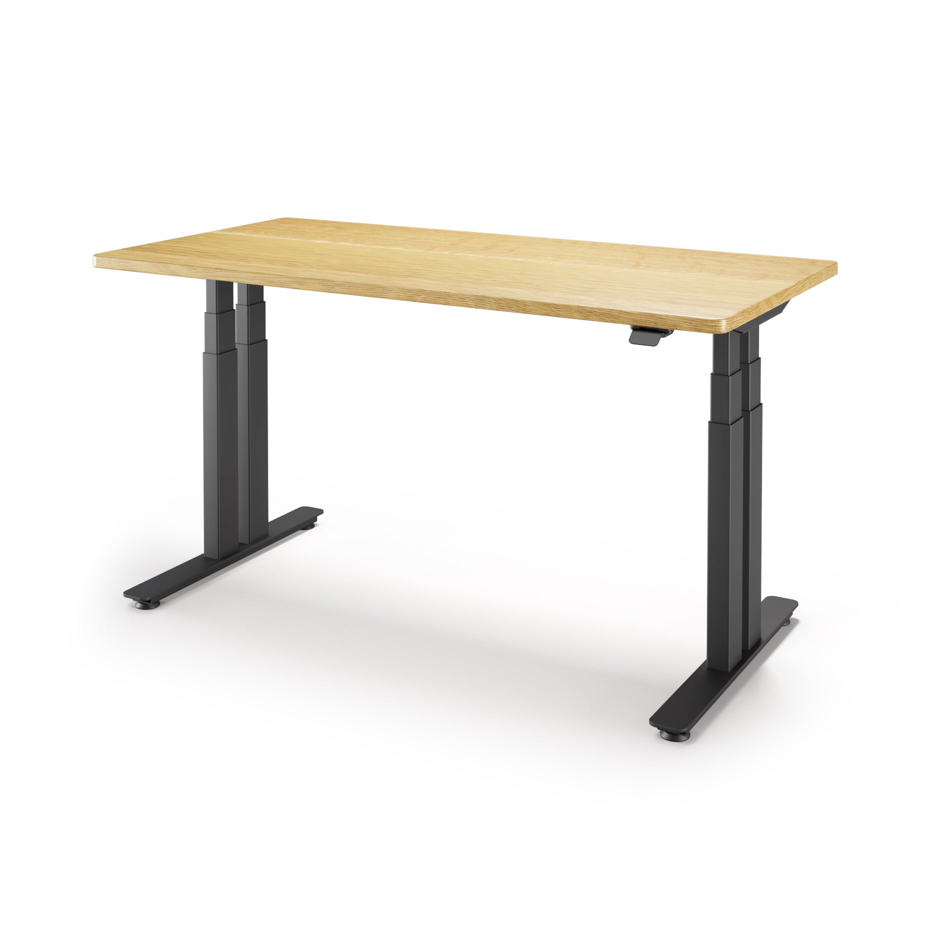P1 ELITE PLUS Standing Desk with Solid Wood Desktop