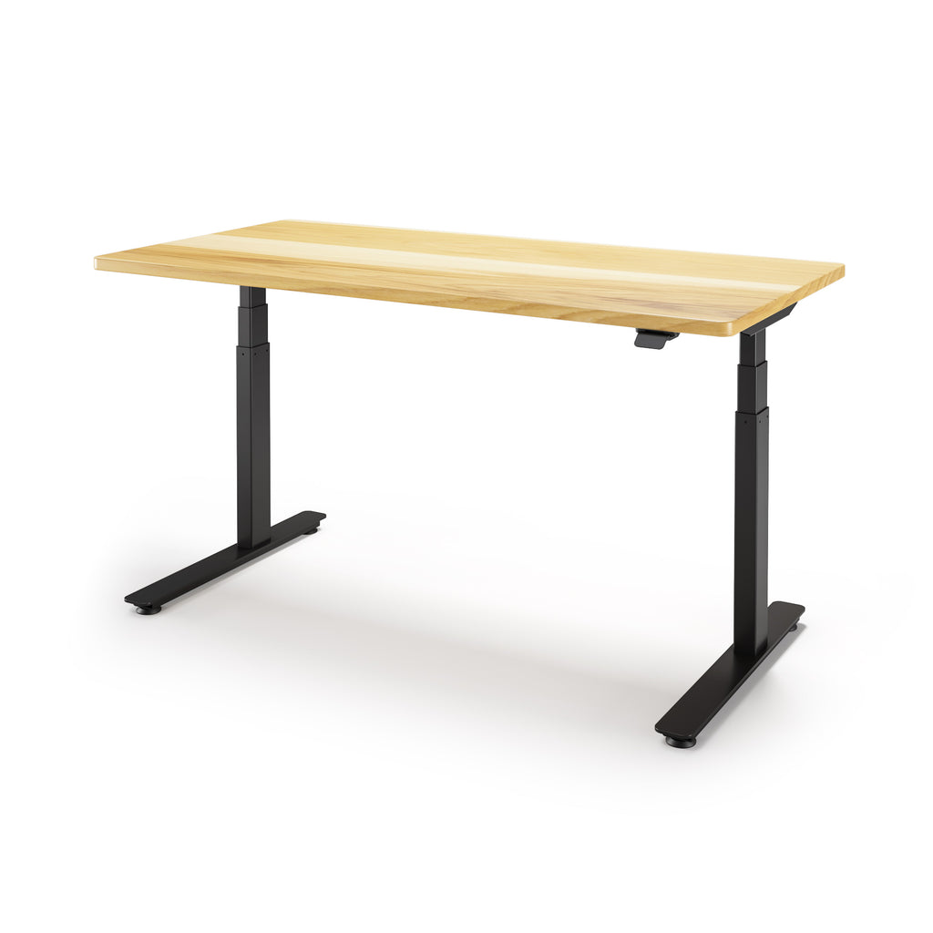P1 ELITE Standing Desk with Solid Wood Desktop