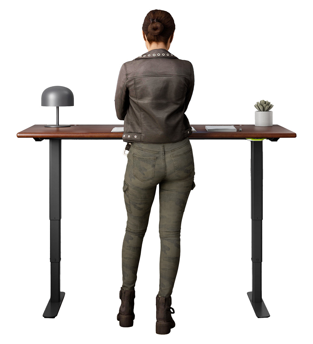 Working at the Jaxson Standing Desk.