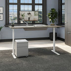 Lander Standing Desk in 3D Laminate 30x65-iMovR