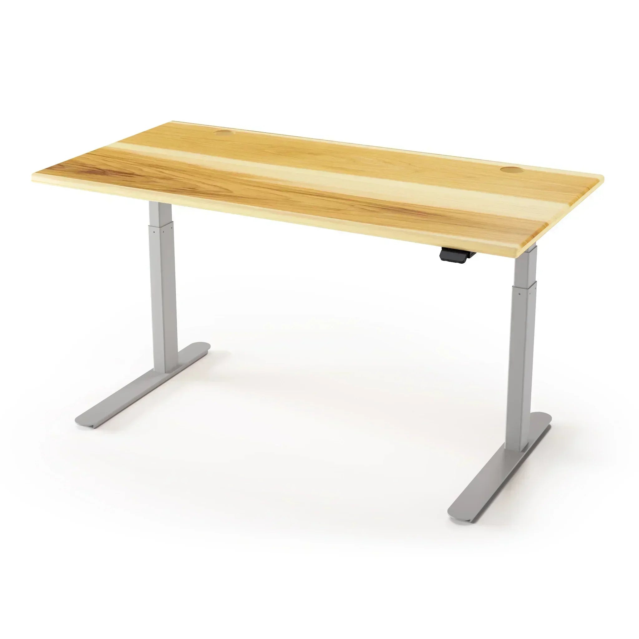 Lander Standing Desk with Solid Wood Desktop