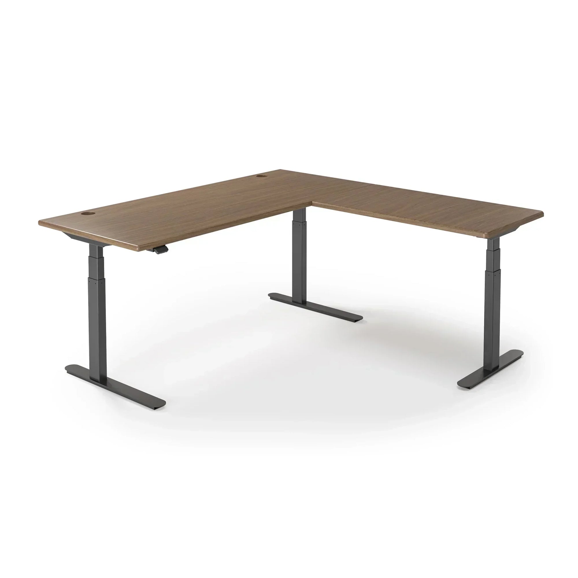 Lander Standing L-Desk in 3D Laminate 30x65 Main
