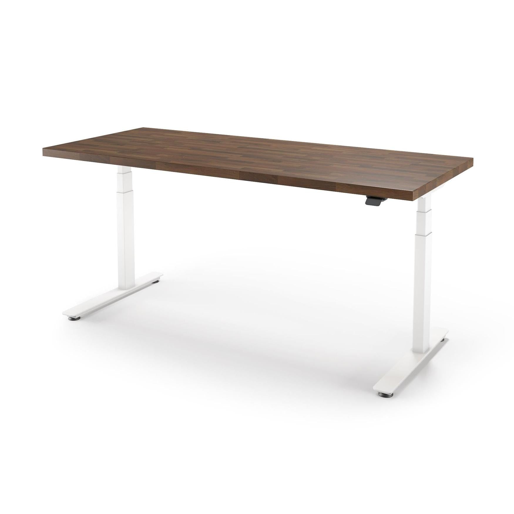 P1 ELITE Standing Desk with Solid Wood Butcher Block Surface 30x77