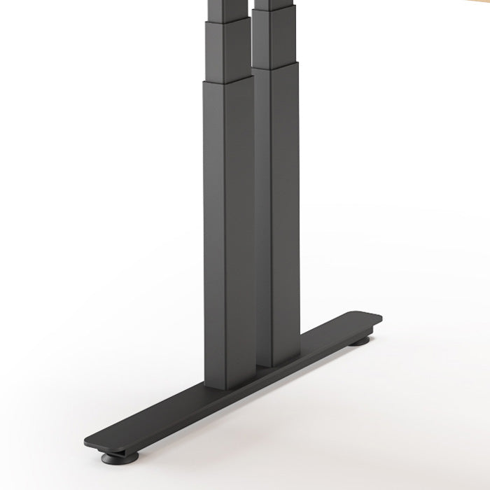 P1 ELITE PLUS L-Shaped Standing Desk with Solid Wood Desktop