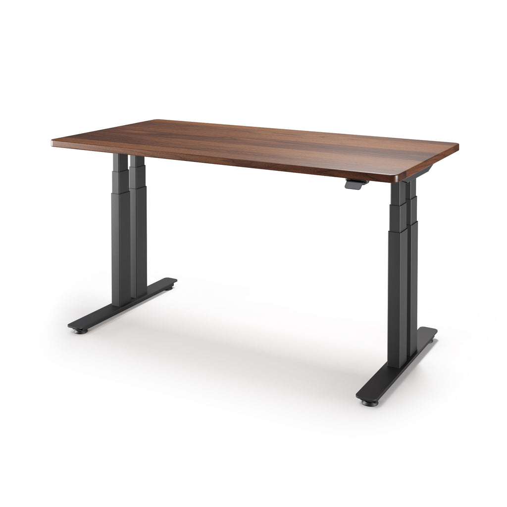 P1 ELITE PLUS Standing Desk with Solid Wood Desktop
