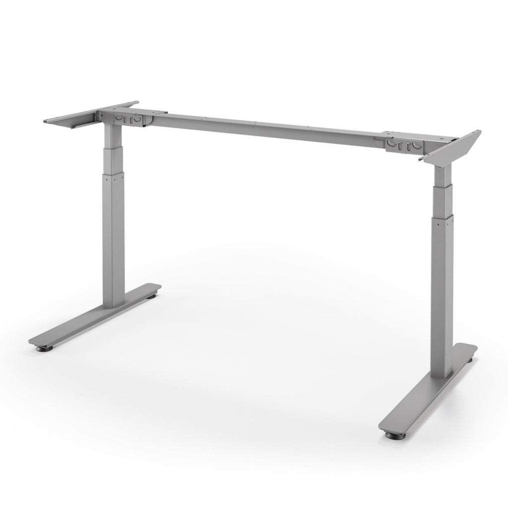 P1 Elite Standing Desk Frame-Only for DIY Adjustable Desks - Silver FInish
