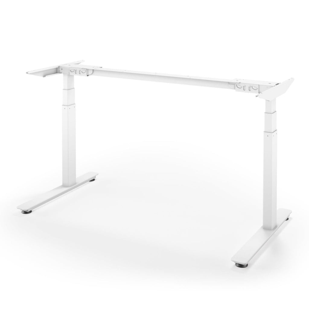 P1 Elite Standing Desk Frame-Only for DIY Adjustable Desks - White FInish