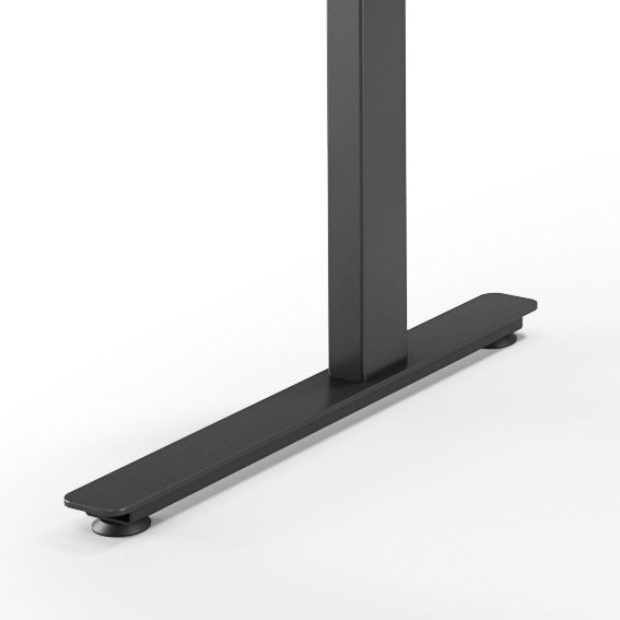 P1 ELITE L-Shaped Standing Desk with Solid Wood Desktop