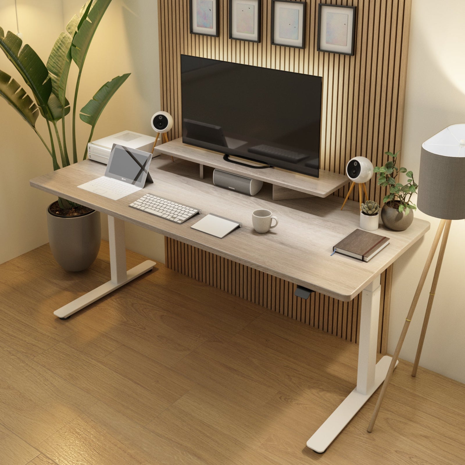 P1 ELITE Standing Desk with 3D Laminate Desktop