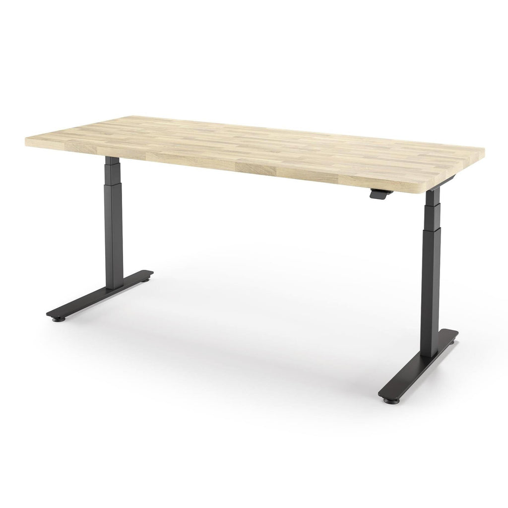 P1 ELITE Standing Desk with Butcher Block Desktop