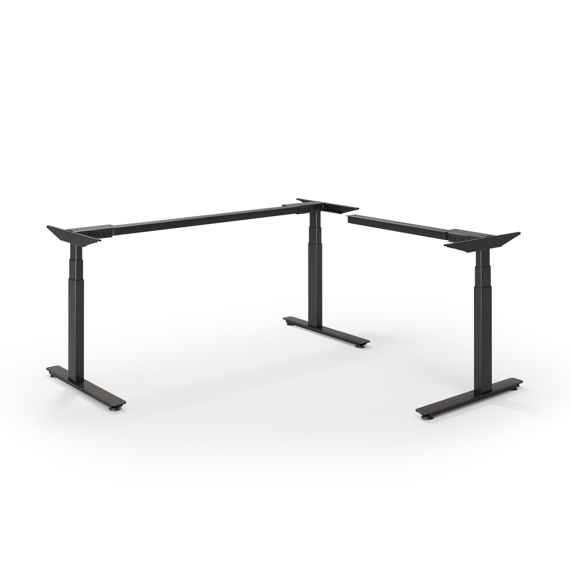 P1 ELITE Standing L-Desk 3 Leg Frame Only DIY