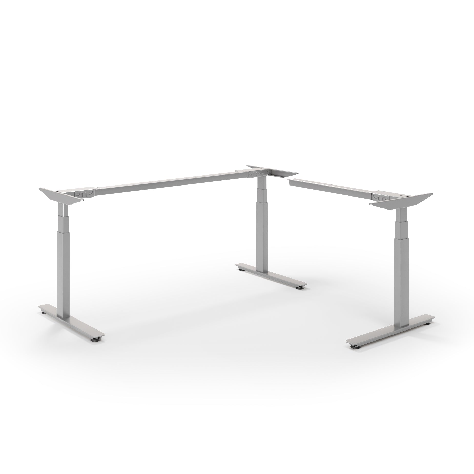 P1 ELITE Standing L-Desk 3 Leg Frame Only DIY