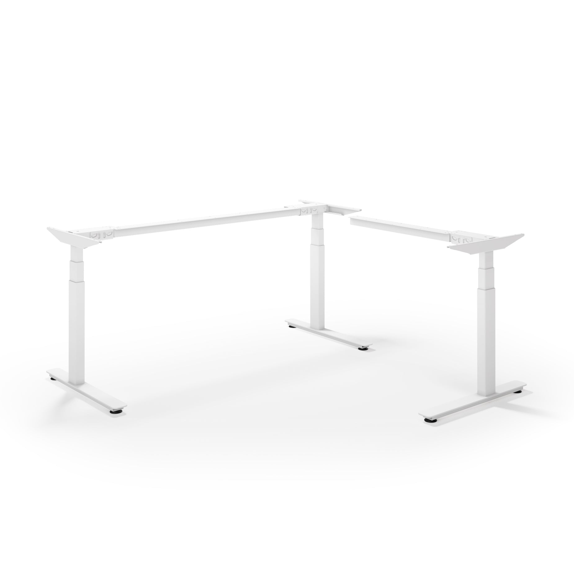 P1 ELITE Standing L-Desk 3 Leg Frame Only DIY