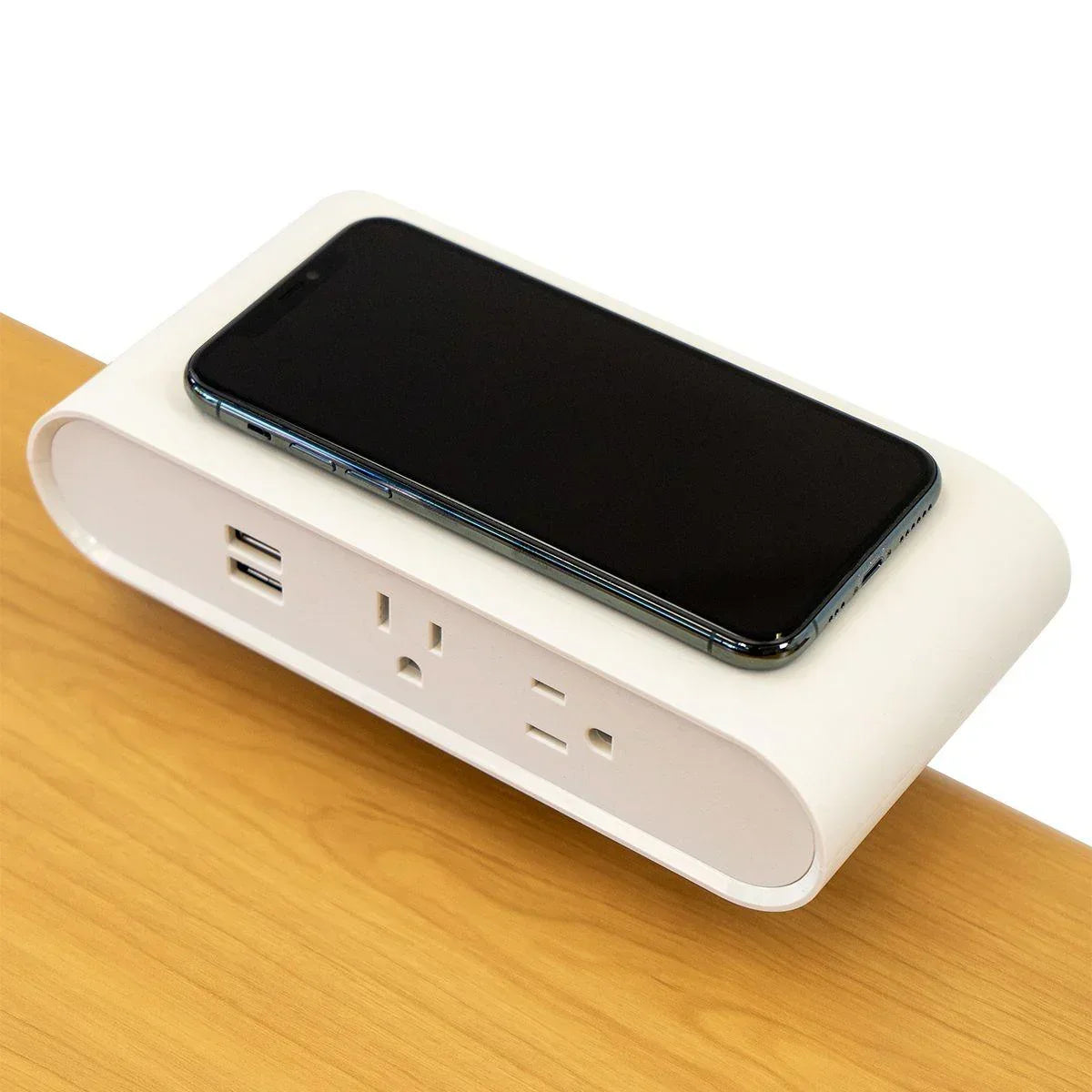 Ellipse Edge-Mount Power Block with Qi Wireless Charging | iMovR