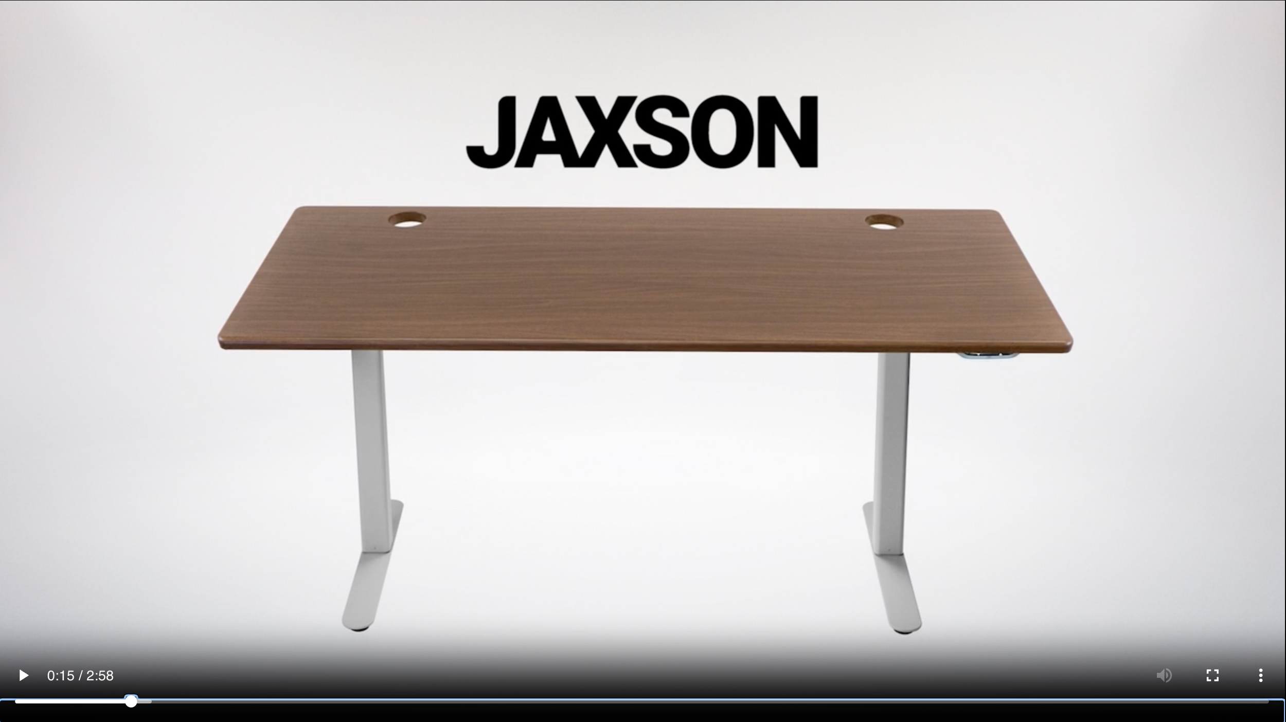 jaxson standing desk video