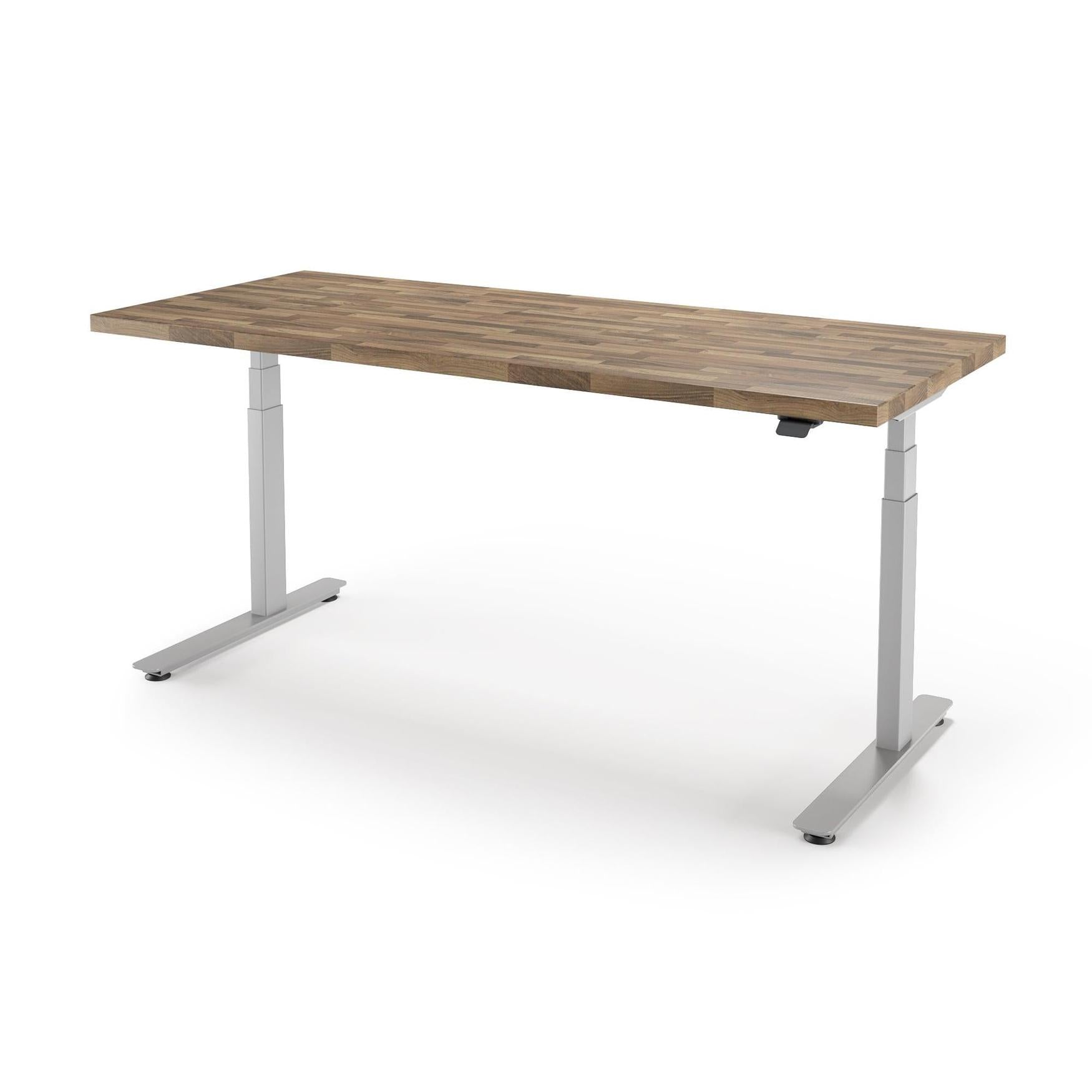 P1 ELITE Standing Desk with Solid Wood Butcher Block Surface 30x77