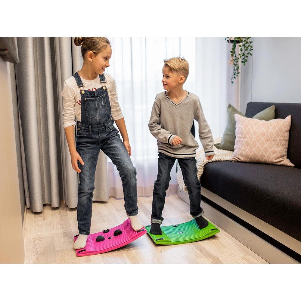 Kids enjoy using the Gymba.