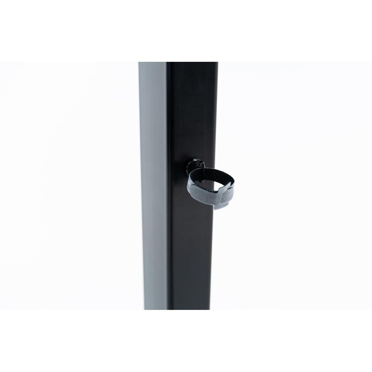 Tucker Cable Wrap Tie and Super Magnet Cable Mount on desk leg.
