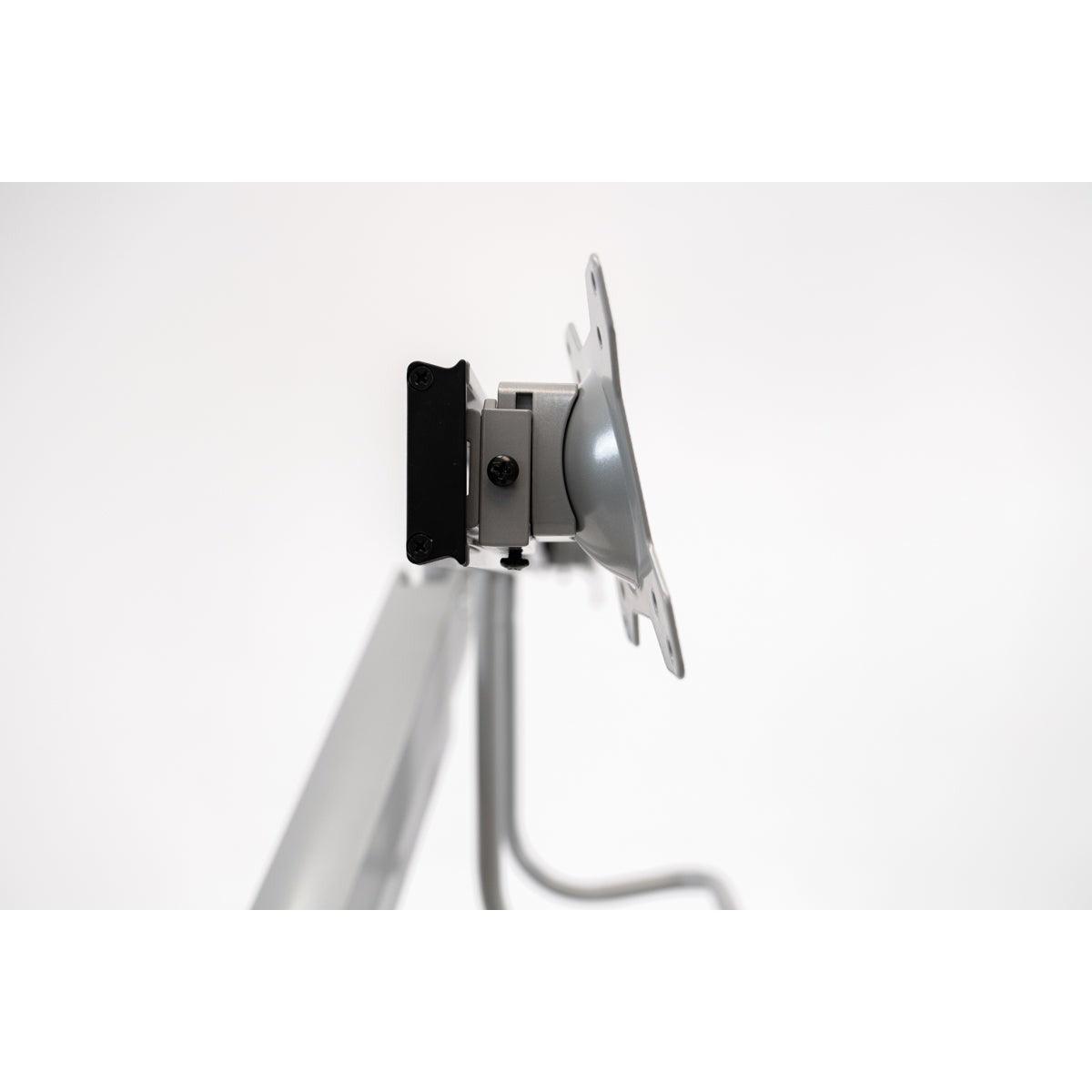 ZipView Unison Dual Monitor Arm with Handle VESA mount upward tilt